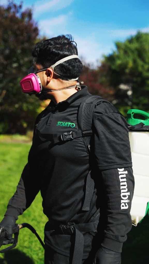 Squito technician in the field
